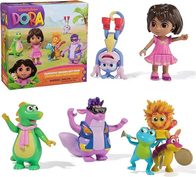 Dora the Explorer Fantastic Friends Gift Pack [Dora, Boots, Tico, the Fiesta Trio & Isa]