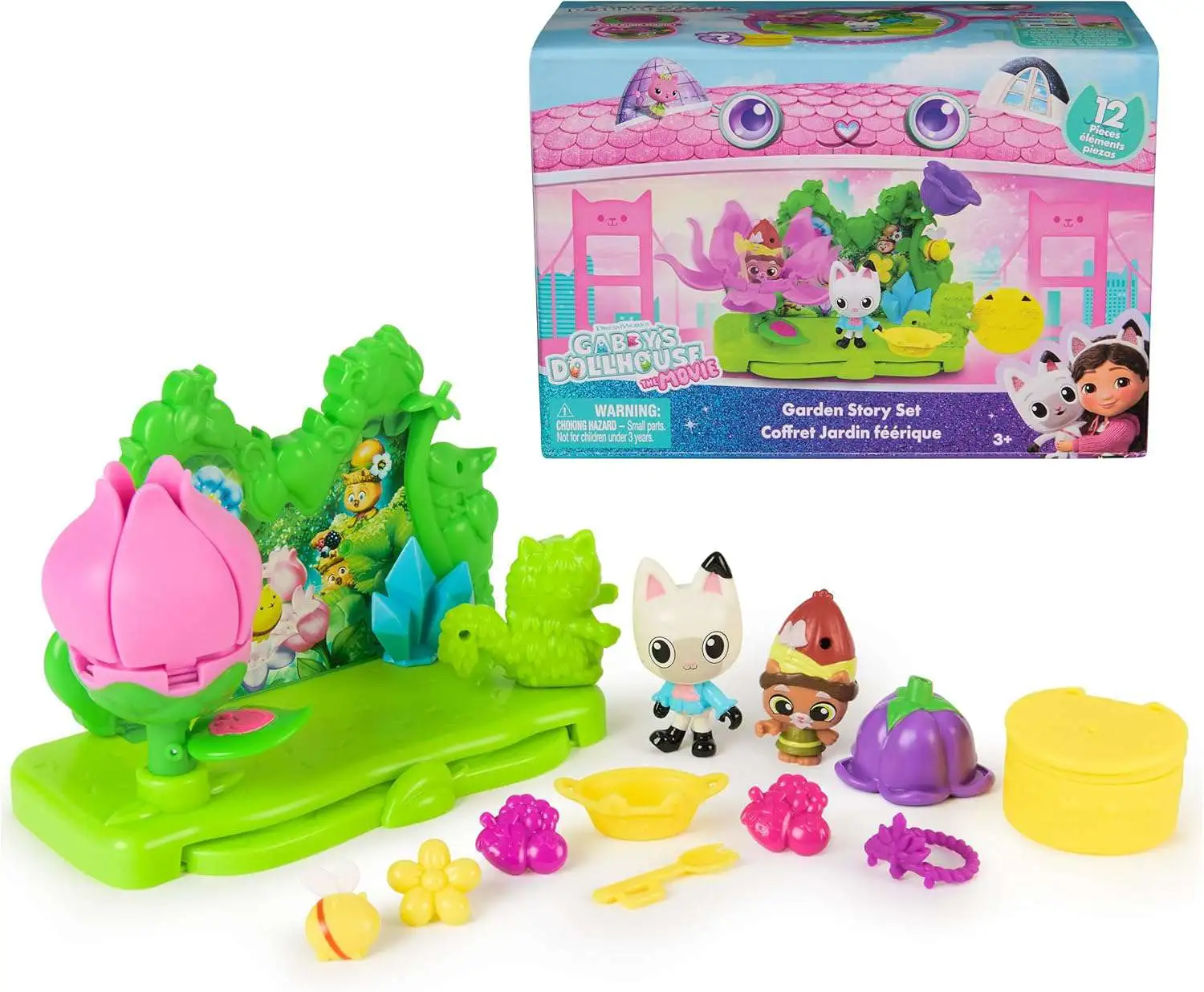 Gabby's Dollhouse The Movie Garden Story Playset