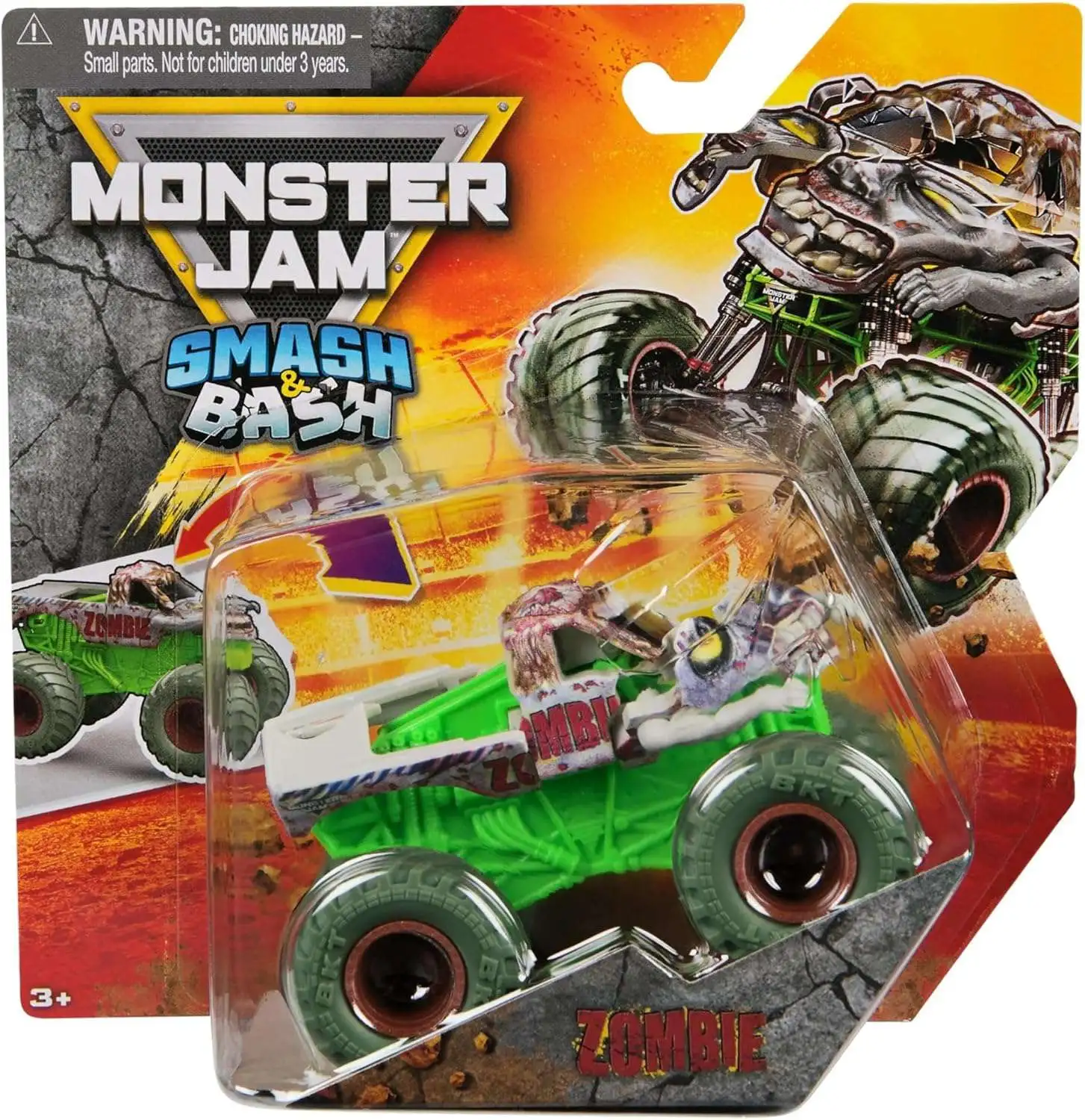 Monster Jam ZOMBIE モンスターカー フィギュア Collector Die-cast Vehicle Monster Jam Zombie 1:24 Scale