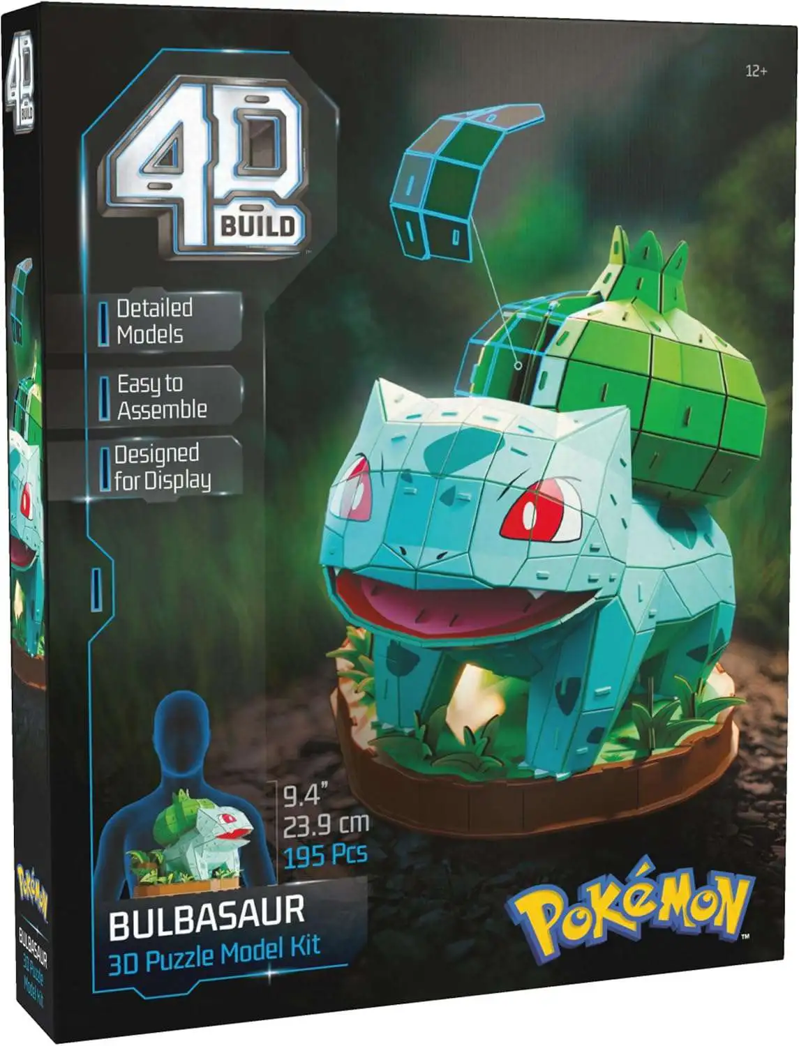 Pokemon 4D Build Bulbasaur 3D Puzzle Model Kit