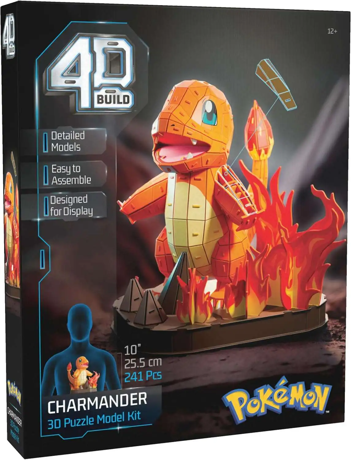 Pokemon 4D Build Charmander 3D Puzzle Model Kit