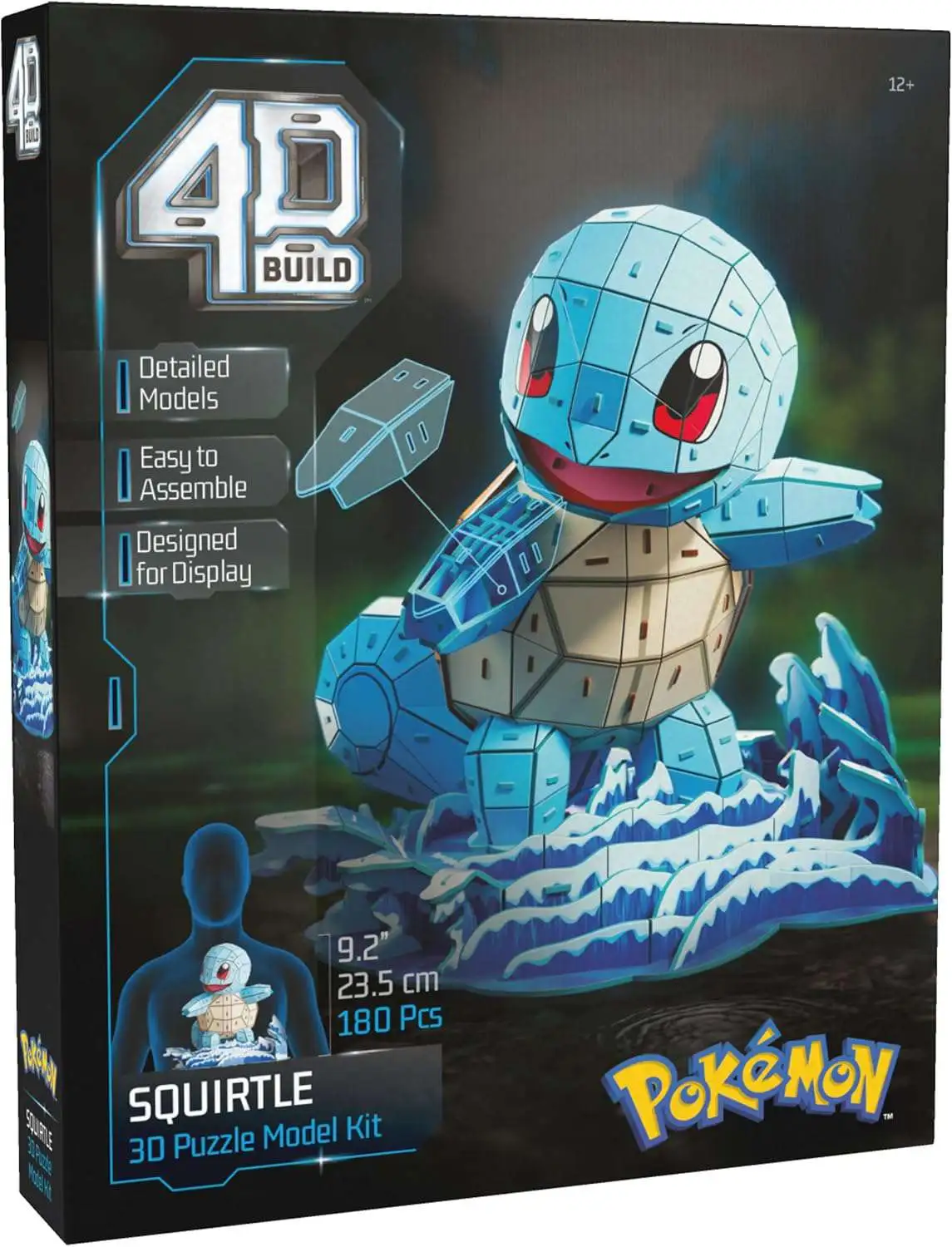 Pokemon 4D Build Squirtle 3D Puzzle Model Kit
