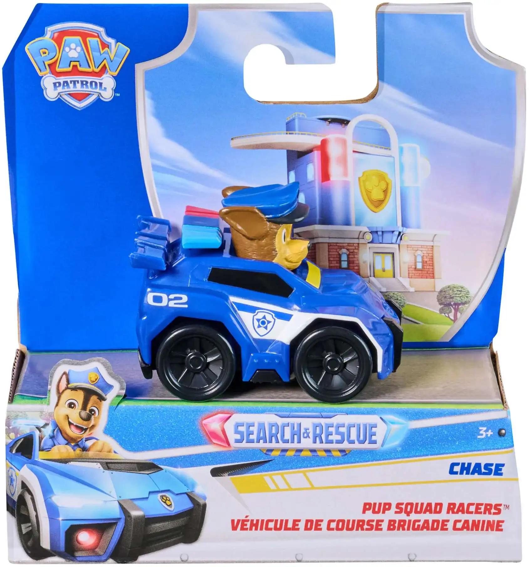 Paw Patrol Search & Rescue Pup Squad Racers Chase Vehicle