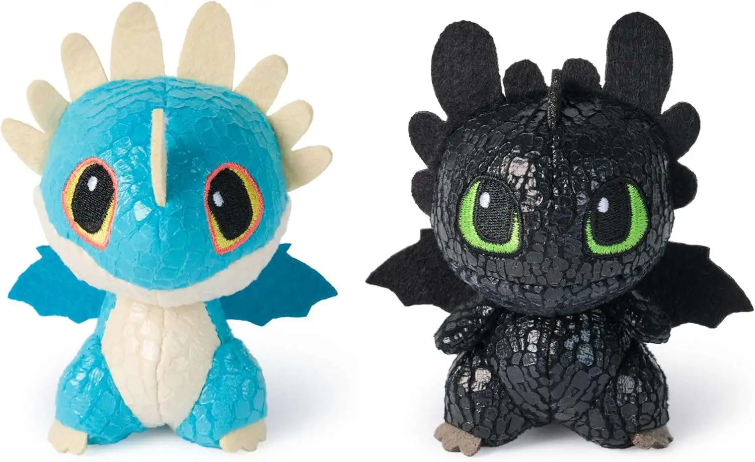 How to Train Your Dragon 2025 Movie Toothless & Deadly Nadder 3-Inch Mini Plush 2-Pack