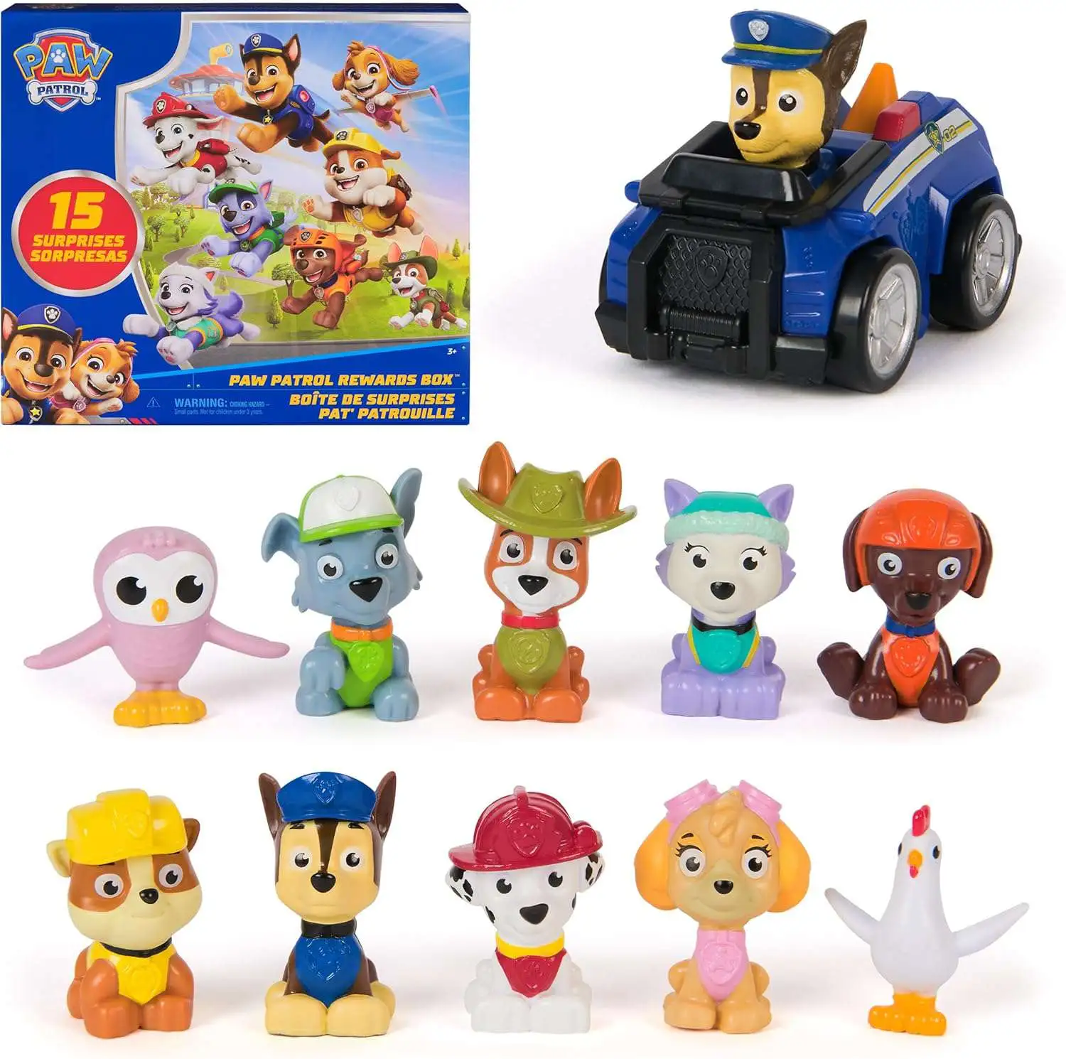 Paw Patrol Rewards Box Gift Pack Set 15 Surprises Spin Master