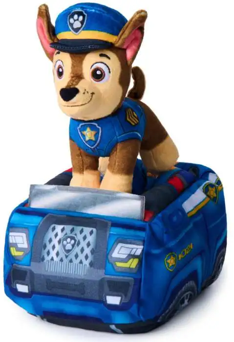Paw Patrol 2-in-1 Chase Vehicle 8-Inch Plush