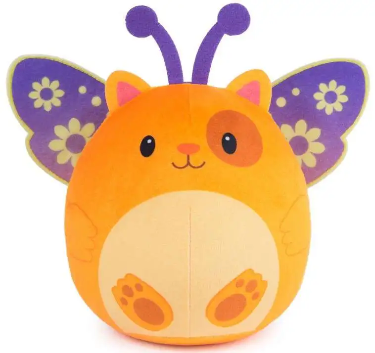 Gabby's Dollhouse Fairylandia Hamster Kitty Fairy 6-Inch Purr-ific Plush with Sound [Orange]