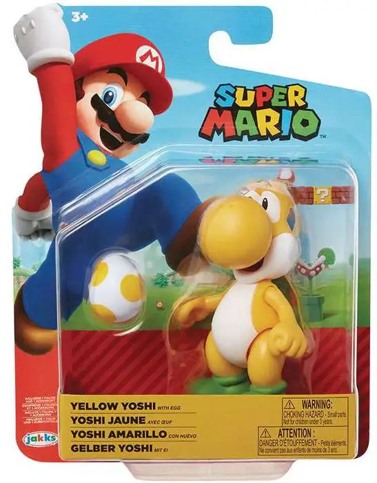 World of Nintendo Wave 19 Yellow Yoshi Action Figure [Egg]