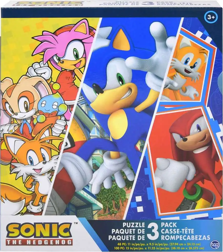 Sonic The Hedgehog Puzzle 3-Pack
