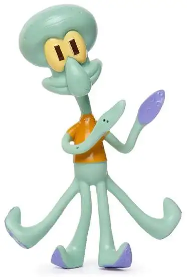 Spongebob Squarepants Bend-Ems Squidward 4.5 Bendable Figure TCG Toys ...