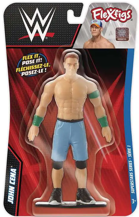 WWE Wrestling Flexfigs Superstars Series 1 John Cena 5-Inch Bendable Figure (Pre-Order ships April)