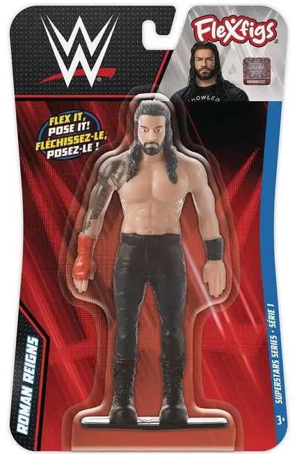 WWE Wrestling Flexfigs Superstars Series 1 Roman Reigns 5-Inch Bendable Figure (Pre-Order ships June)