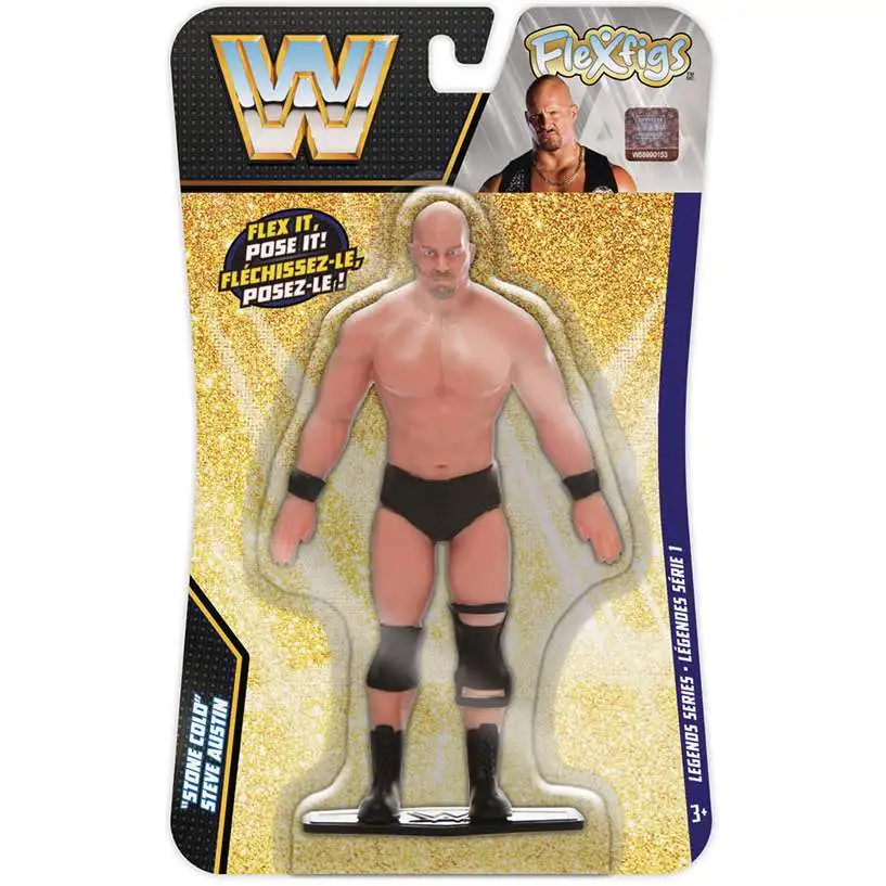 WWE Wrestling Flexfigs Legends Series 1 Stone Cold Steve Austin 5