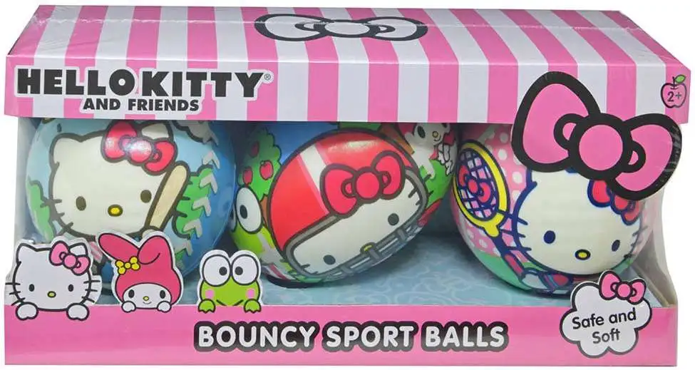 Sanrio Hello Kitty & Friends Bouncy Sport Balls 3-Pack