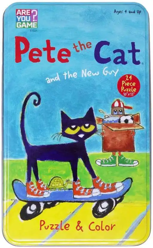 Pete the Cat and the New Guy Puzzle & Color