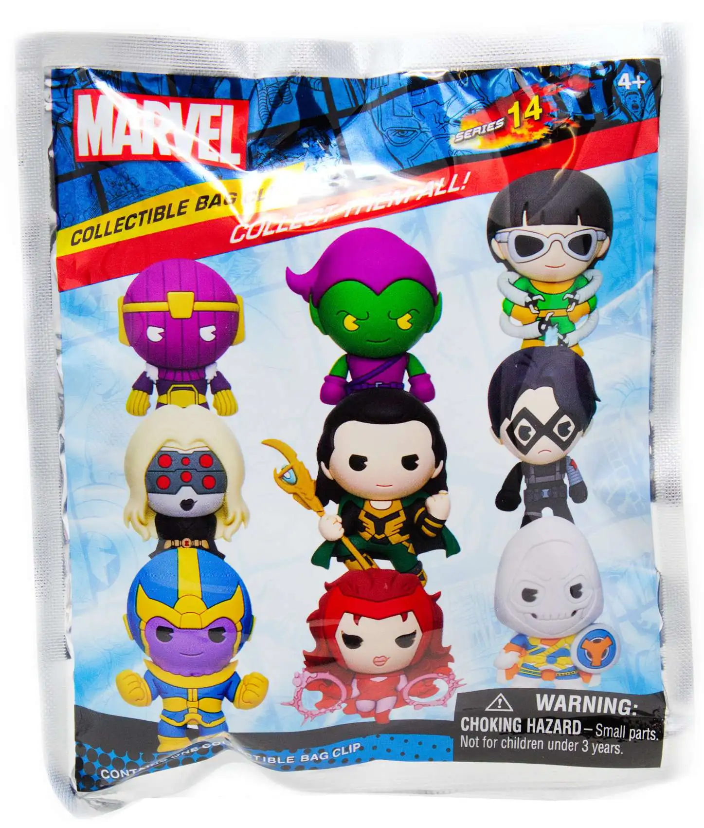 3D Figural Keyring Marvel Villains Series 1 Mystery Pack [1 RANDOM Figure]