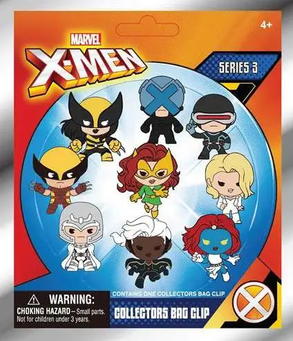 Marvel 3D Figural Keyring X-Men Classic Series 3 Mystery Pack [1 RANDOM Figure]