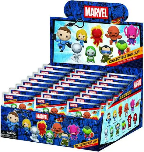 Marvel 3D Figural Foam Bag Clip Fantastic Four Classic Series 1
