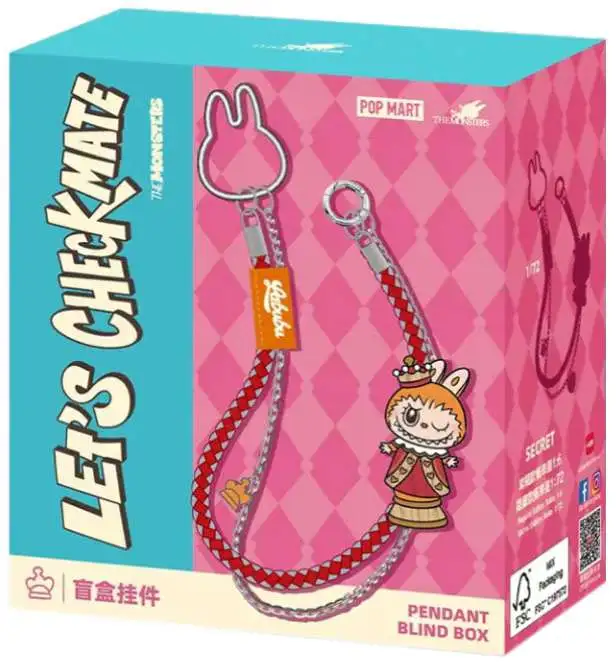 正規品POP MART THE MONSTERS Let's Checkmate THE MONSTERS Let's Checkmate Series-Vinyl Plush Hanging Card