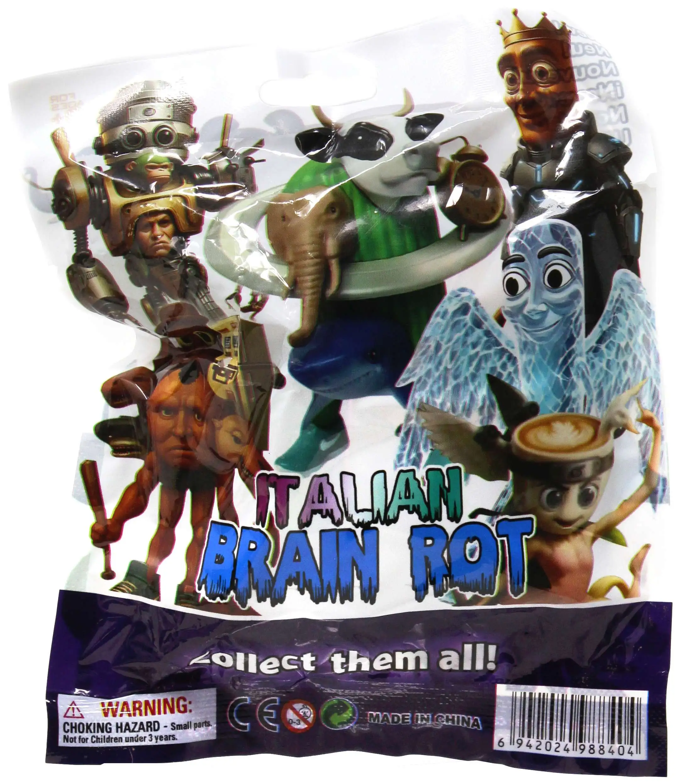 Italian Brainrot Mini Figure Mystery Pack [1 RANDOM Figure]