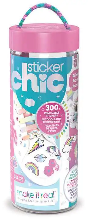 Sticker Chic Rainbow Magic Set [300 Removable Stickers]