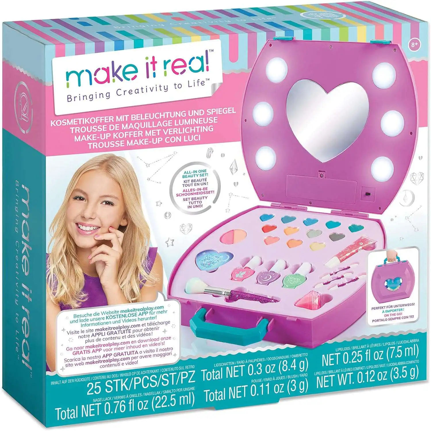Make it Real Light up Cosmetic Studio Set