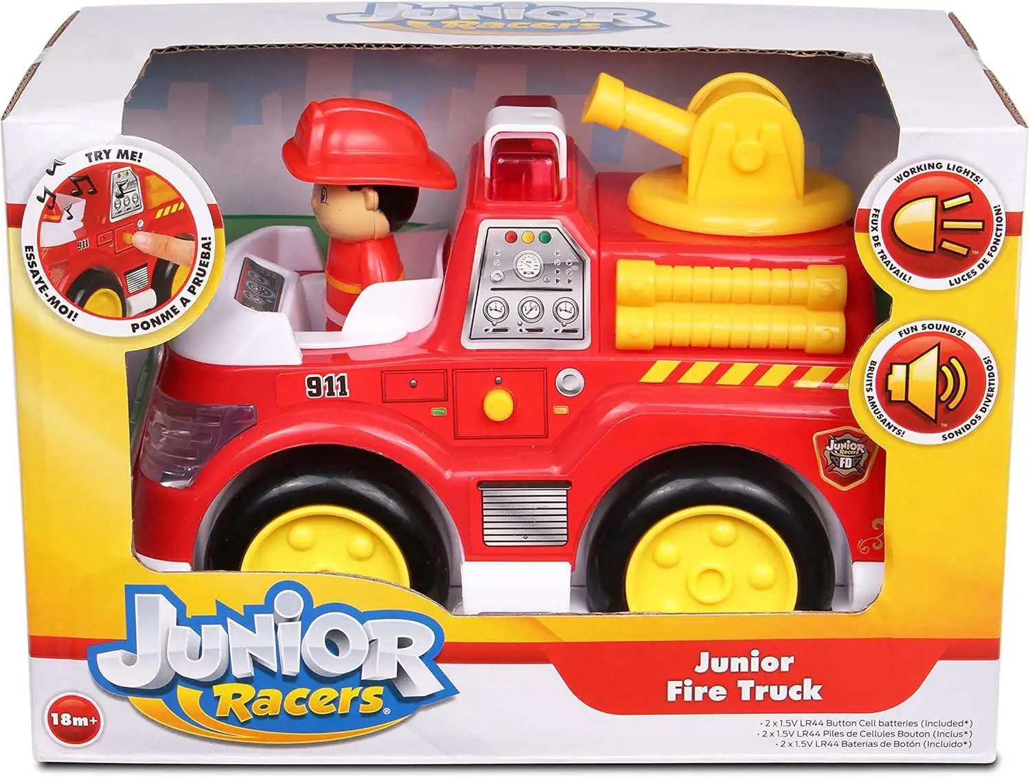 Junior Racers Junior Fire Truck Vehicle [Lights & Sounds]