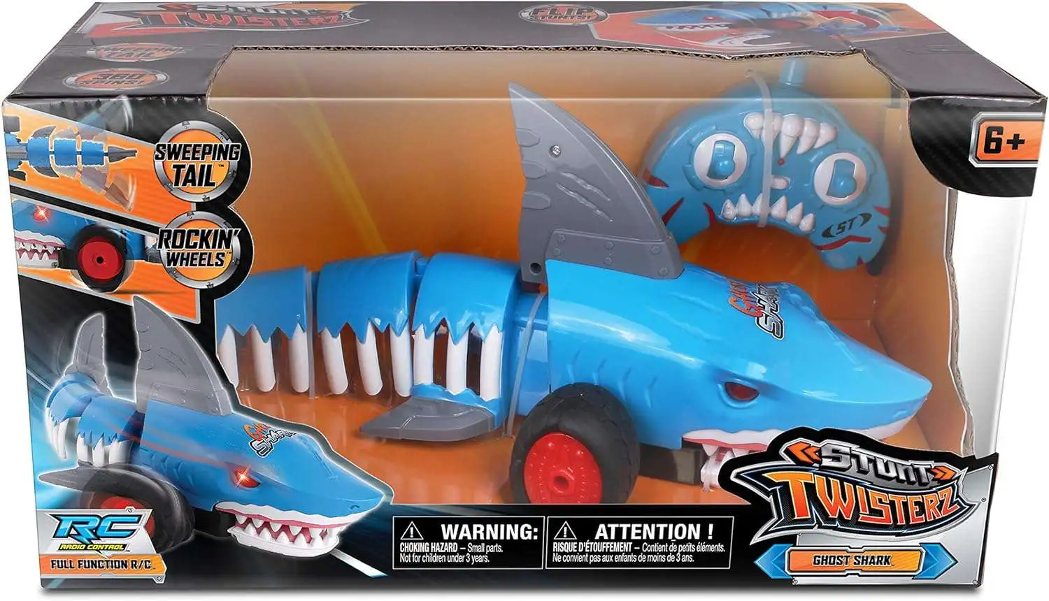 Stunt Twisterz Ghost Shark RC Vehicle NKOK ToyWiz