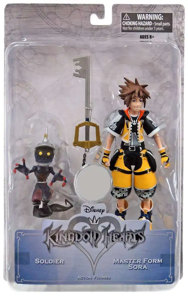 Disney Kingdom Hearts Master Form Sora & Soldier Exclusive Action Figure 2-Pack