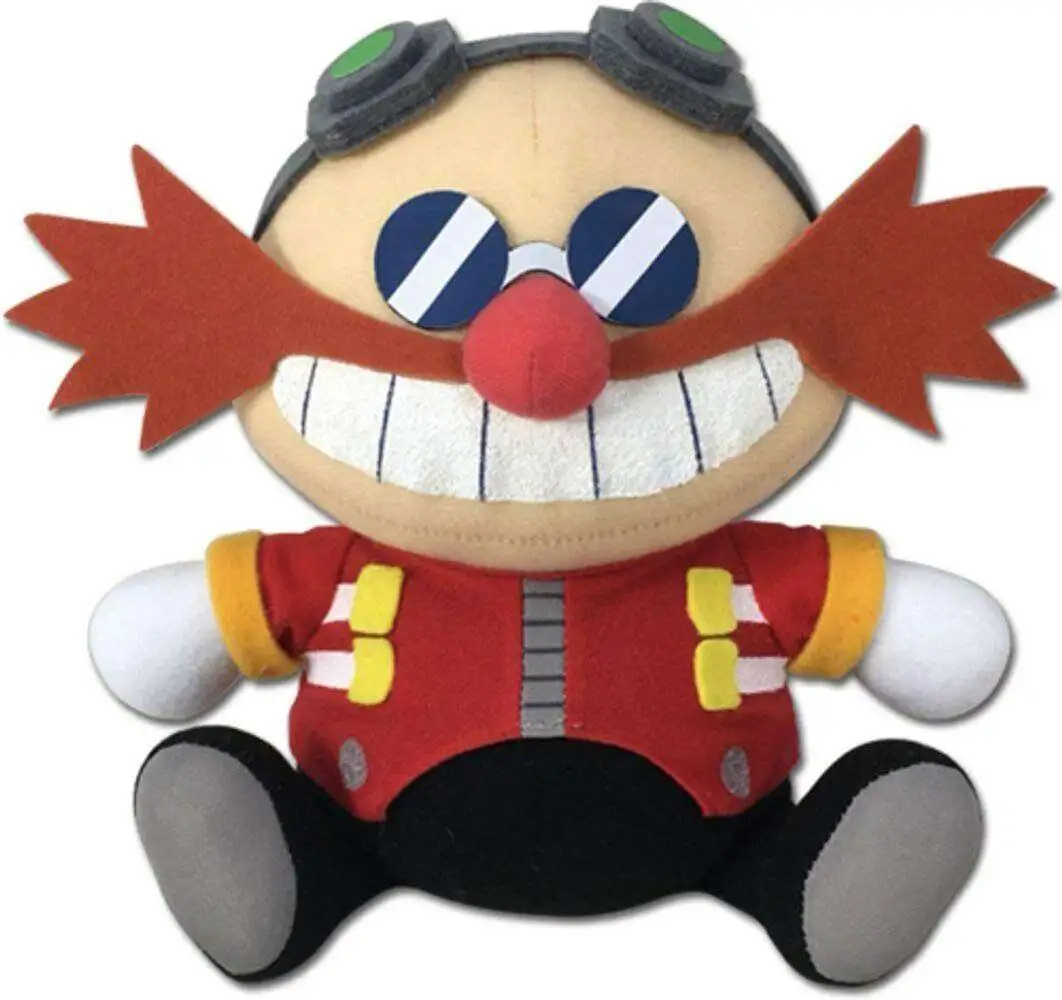 Sonic The Hedgehog Dr. Eggman 7-Inch Plush [Smiling]