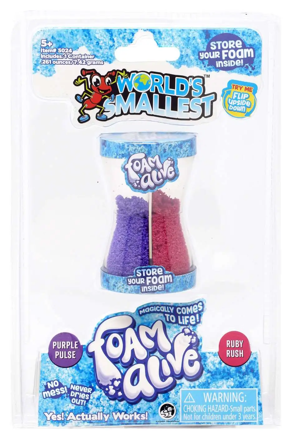 Foam Alive World's Smallest Purple Pulse & Ruby Rush Foam