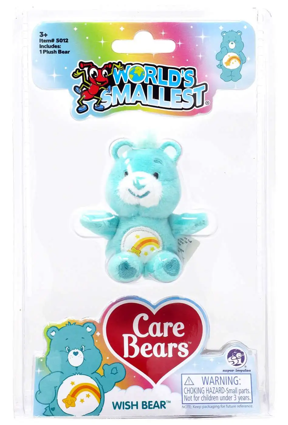 World's Smallest Care Bears Funshine & Cheer Set of 2 Mini Toy for sale online 