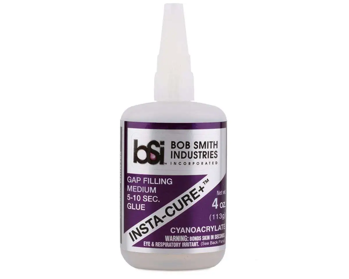 Premium Adhesives Insta-Cure+ 4 Ounce Super Glue [Gap Filler]