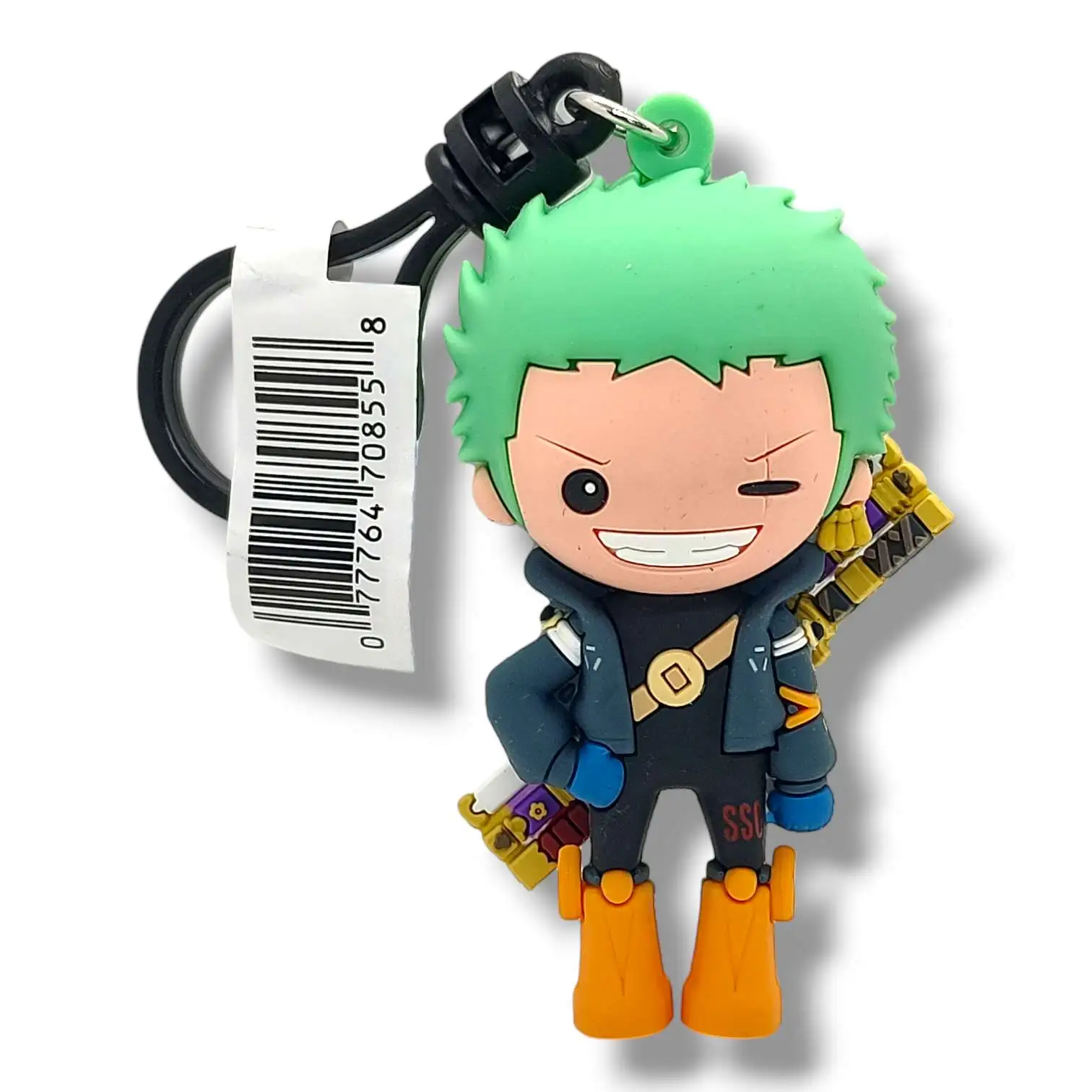 One Piece 3D Figural Bag Clip One Piece Series 6 Zoro Minifigure