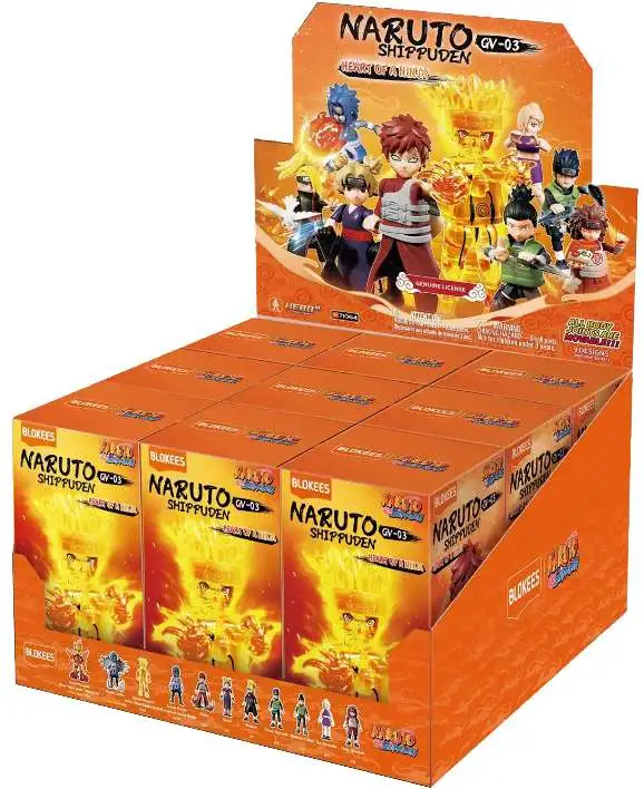 Naruto Heart of a Ninja Mystery Box GV03 [9 RANDOM Figures]