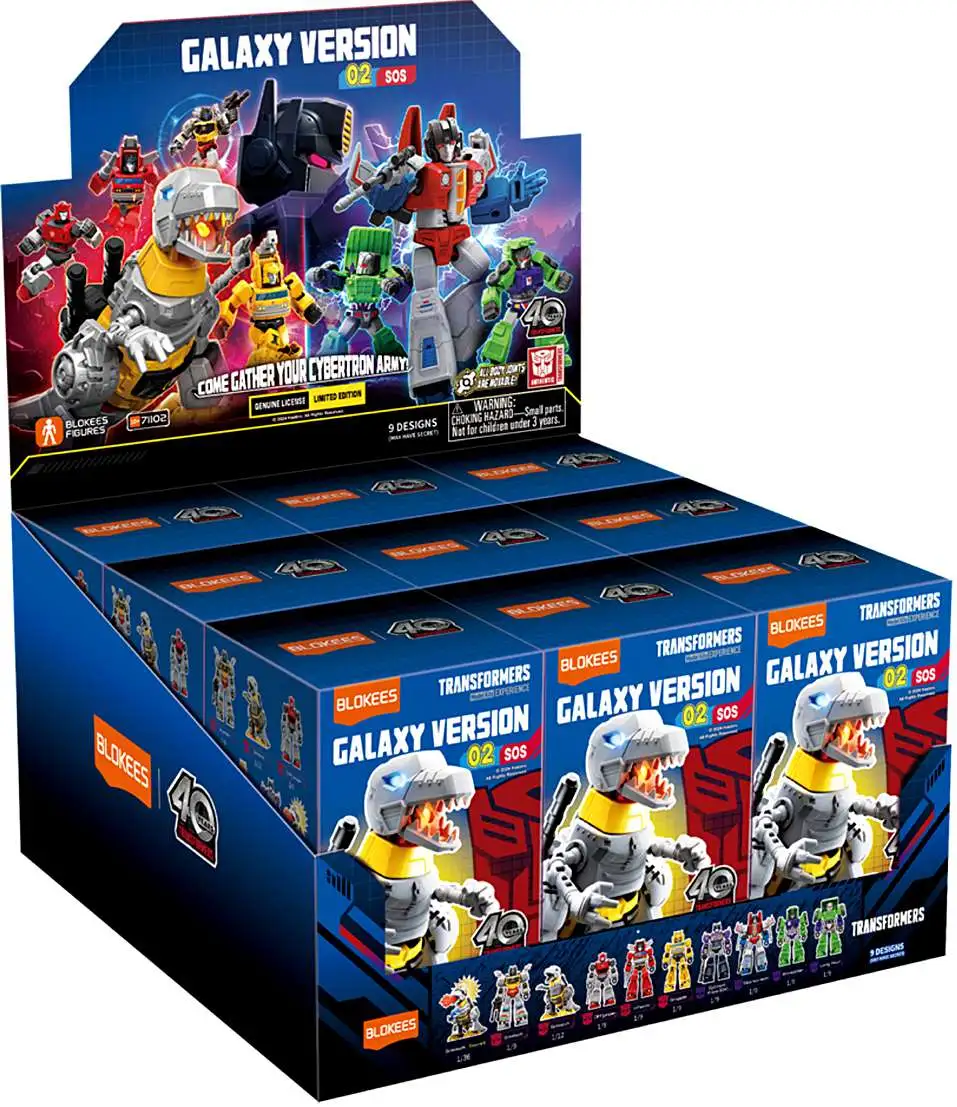 Transformers Galaxy Version 02 SOS Mystery Box GV02 [9 Model Kit Packs]