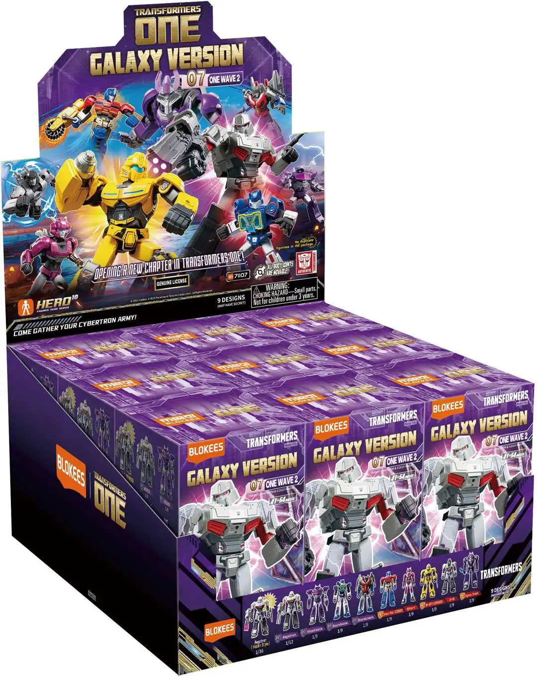 Transformers Galaxy Version 07 ONE Wave 2 Mystery Box GV07 [9 Packs]