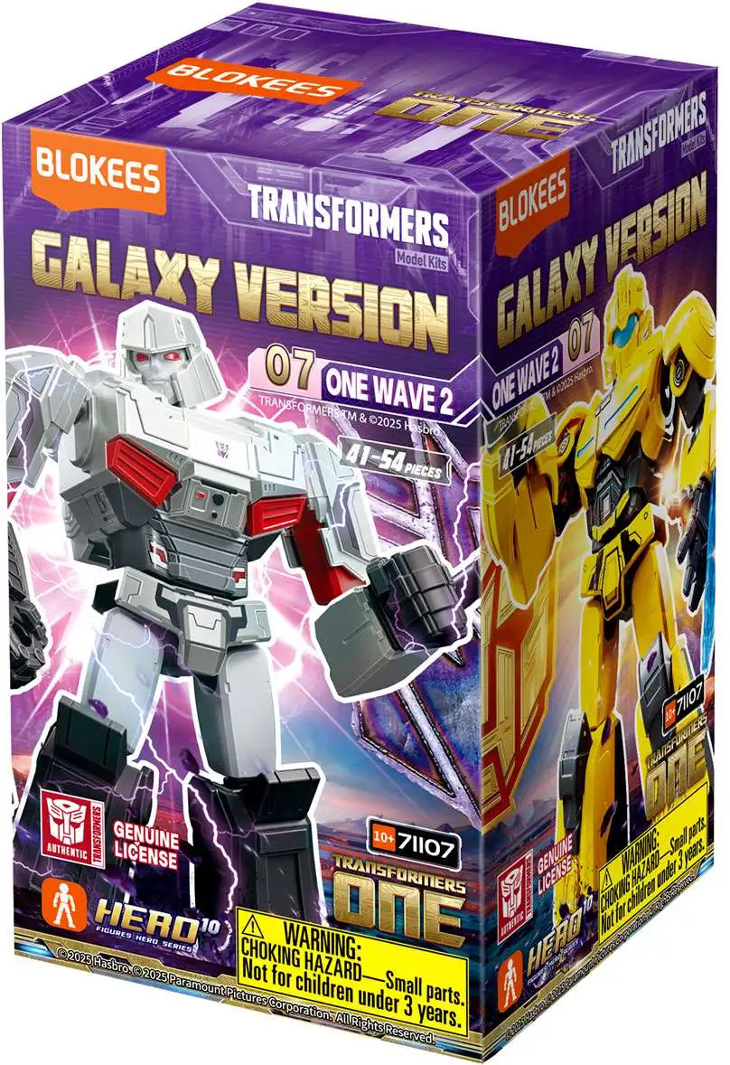 Transformers Galaxy Version 07 ONE Wave 2 Mystery Pack GV07 [1 RANDOM Model Kit Figure]