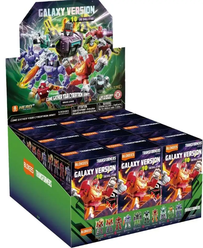 Transformers The Movie 3 Galaxy Version 10 Sixshot Mystery Box [9 RANDOM Figures] (Pre-Order ships May)