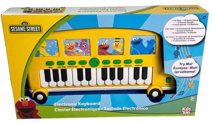 Sesame Street Electronic Keyboard Toy Instrument