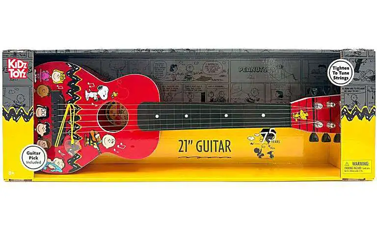 Peanuts Guitar 21-Inch Musical Instrument Toy