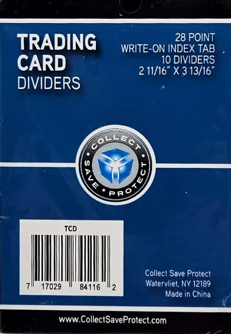 thumbnail image 2 of CSP White Postcard Dividers – 6x4.5" With 1/2" Tab, 50 Count (5 Packs Of 10), NIP 2 of 5