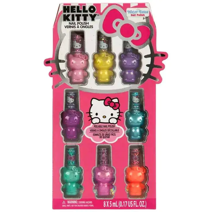 Hello Kitty Peelable Nail Polish Set