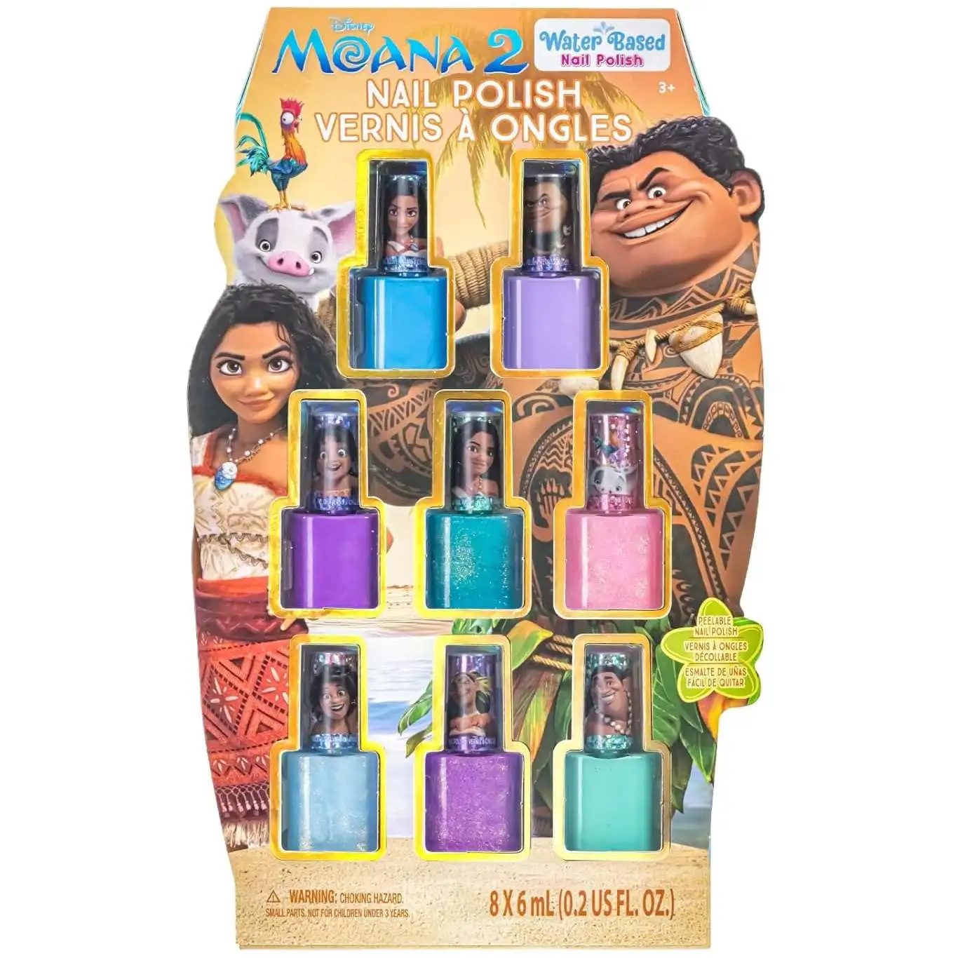 Disney Moana 2 Nail Polish Set