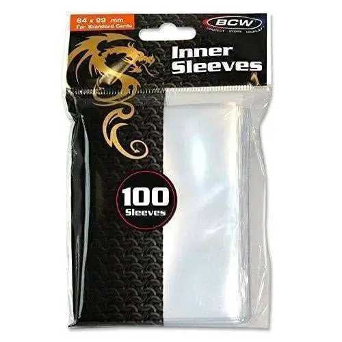 BCW Inner Sleeves Card Sleeves [Standard Size]