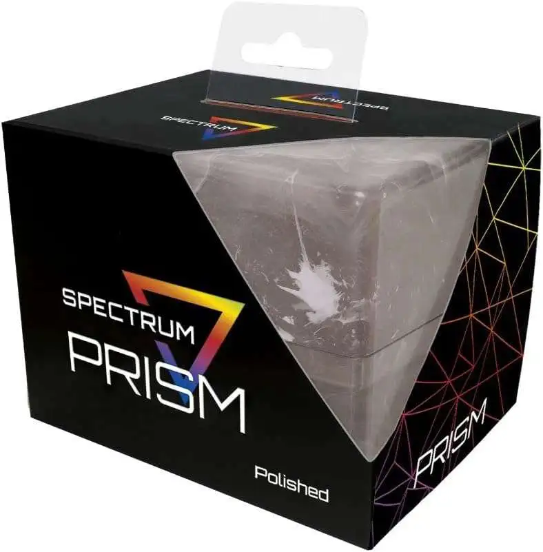 BCW Card Supplies Spectrum Prism Marble Black Deck Box