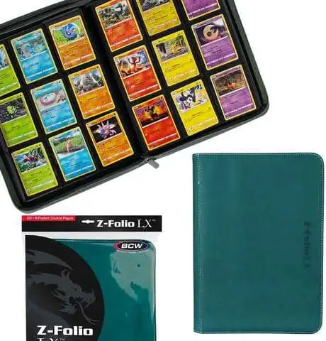 LX Zipper Folio 9-Pocket Binder [Teal]