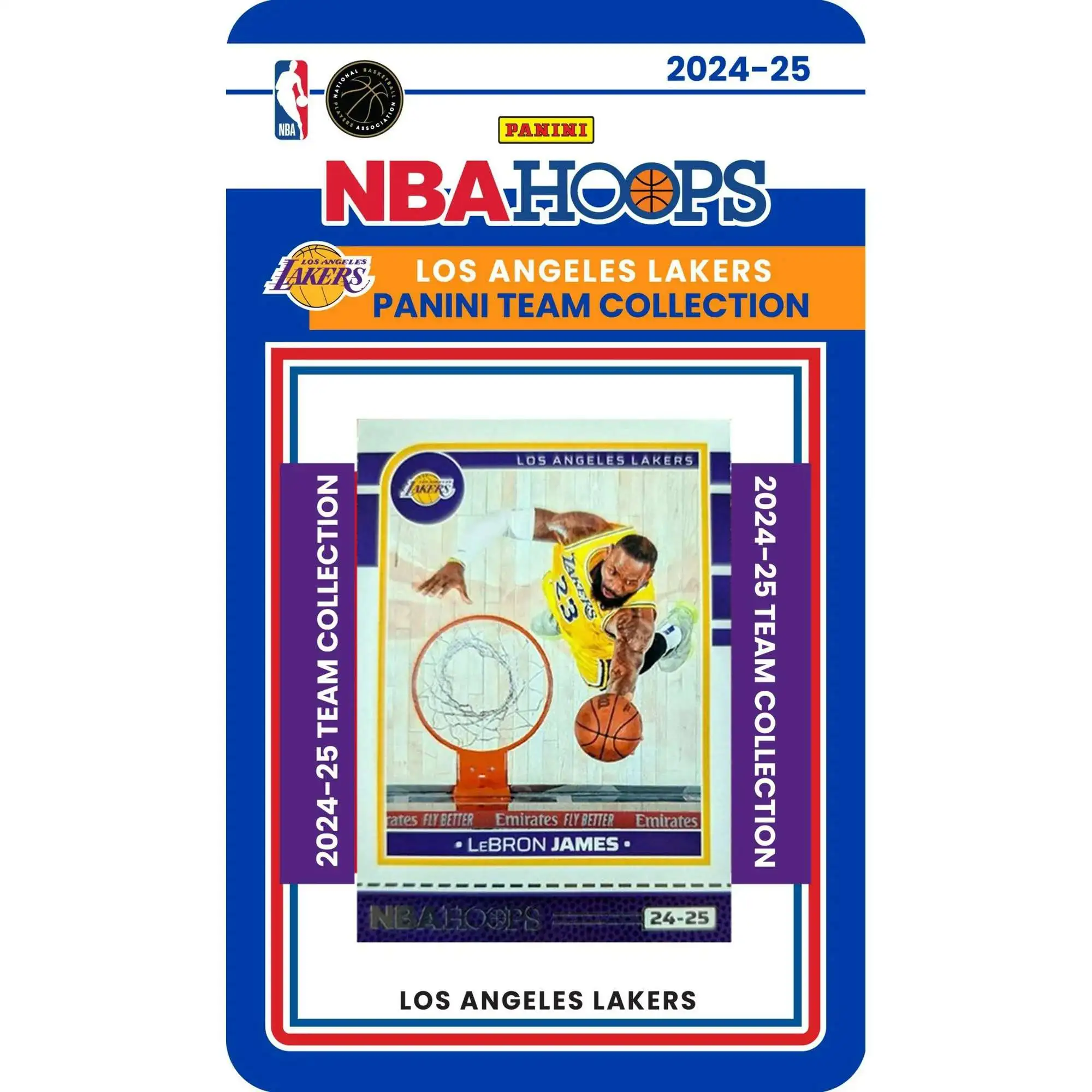 NBA Los Angeles Lakers 2024-25 Hoops Basketball Trading Card Team Set