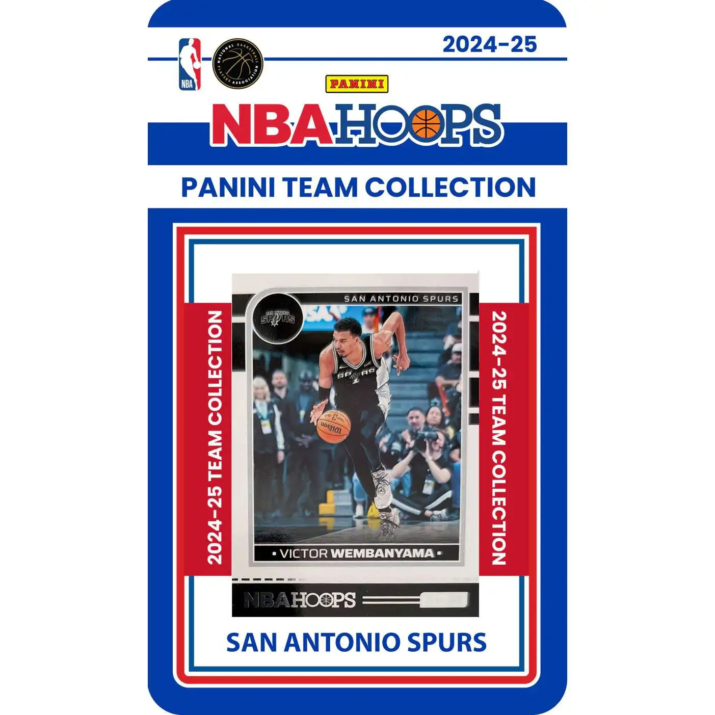 NBA San Antonio Spurs 2024-25 Hoops Basketball Trading Card Team Set