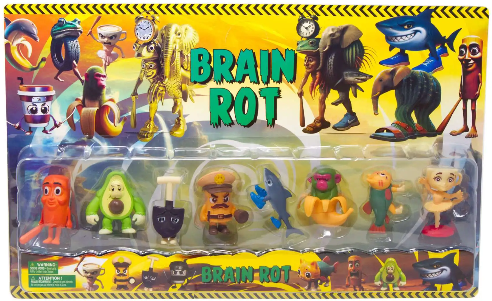 Brainrot 3-Inch Figure 8-Pack